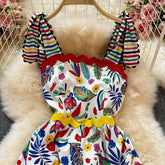 Rivera Printed Dress - Label Frenesi Fashion